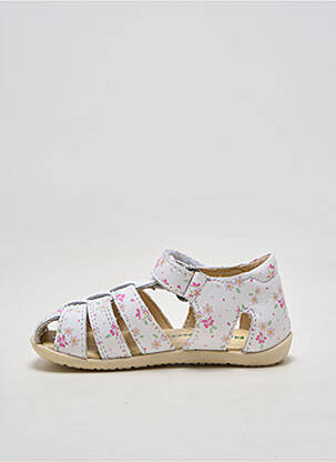 Sandales/nu pieds bout rond bout rond blanc NATURINO fille