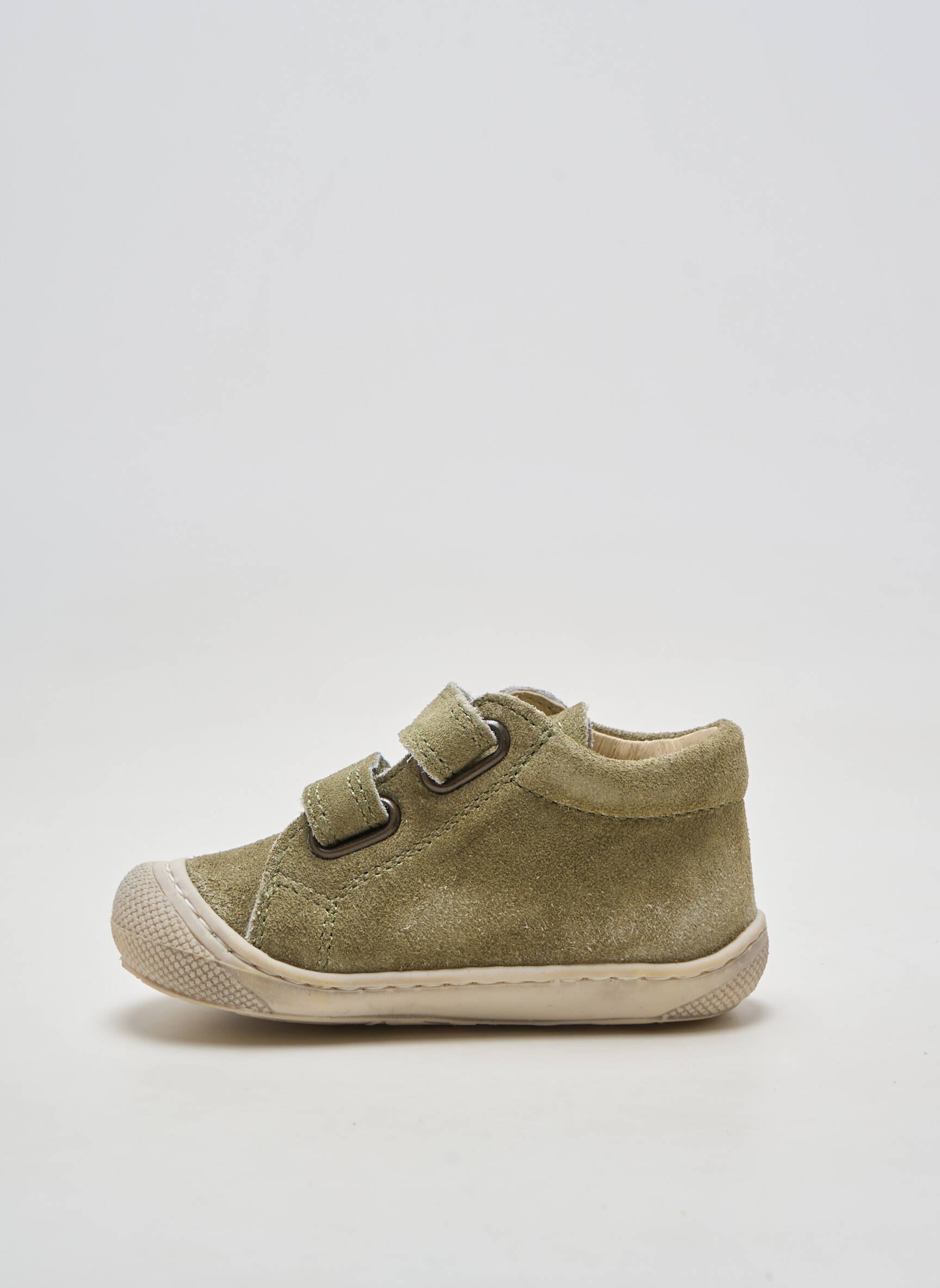 Baskets nubuck bout rond vert NATURINO garçon