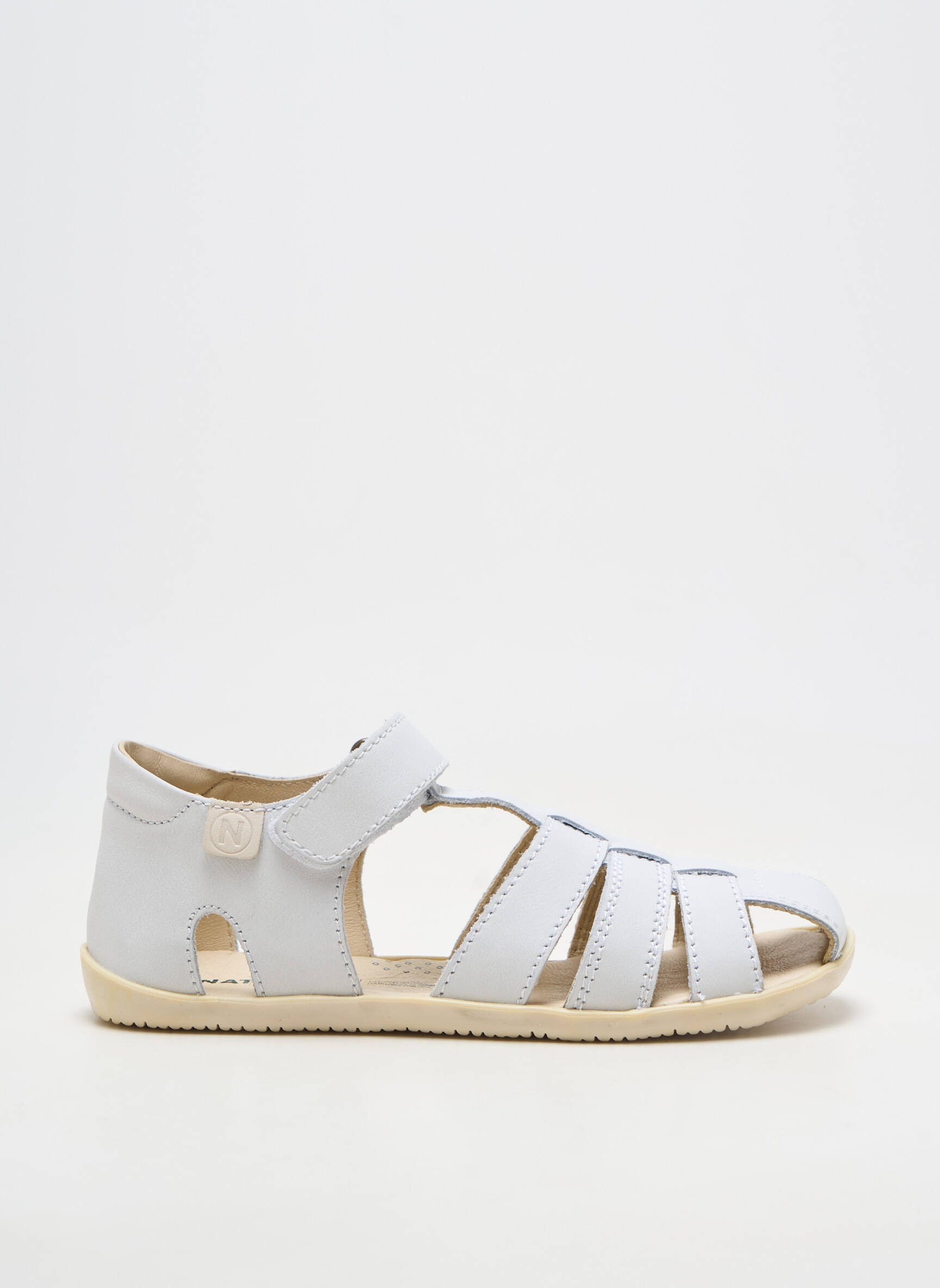 Sandales/nu pieds bout rond bout rond blanc NATURINO fille