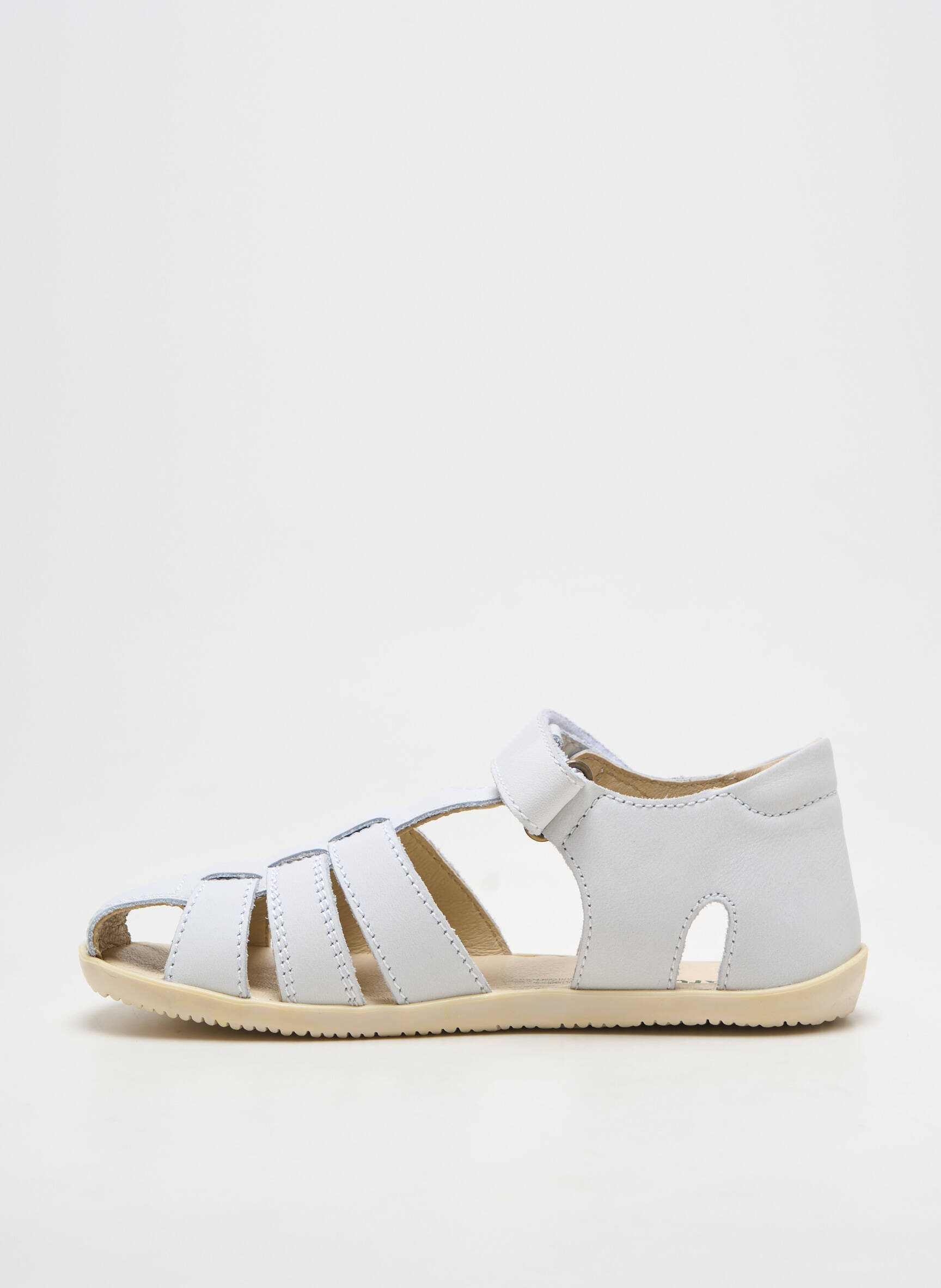 Sandales/nu pieds bout rond bout rond blanc NATURINO fille