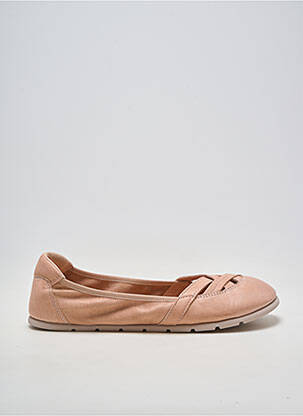 Ballerines matière lisse talon plat jusqu'à 3cm rose ZAPATO FEROZ femme