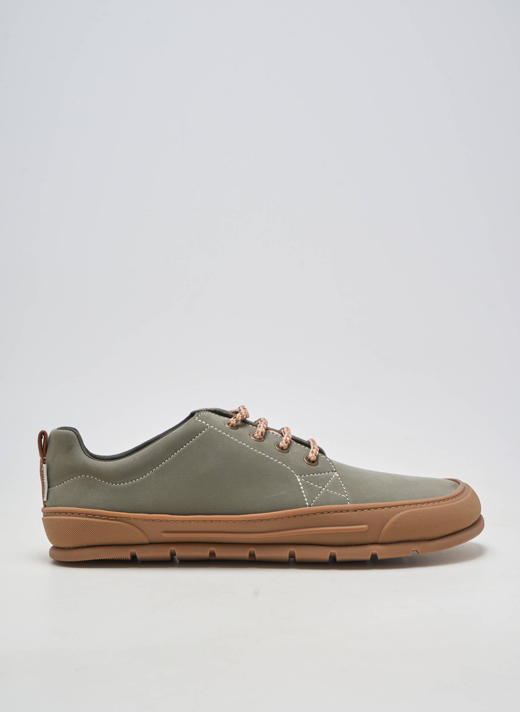 Baskets matière lisse bout rond vert ZAPATO FEROZ homme