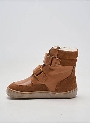 Bottines/boots nubuck bout rond marron BUNDGAARD garçon