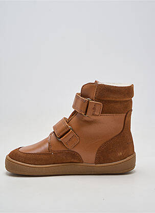 Bottines/boots nubuck bout rond marron BUNDGAARD garçon