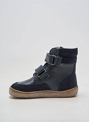 Bottines/boots nubuck bout rond bleu BUNDGAARD garçon