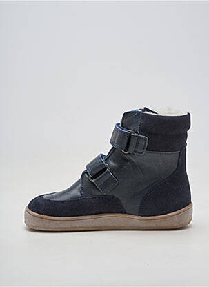 Bottines/boots nubuck bout rond bleu BUNDGAARD garçon