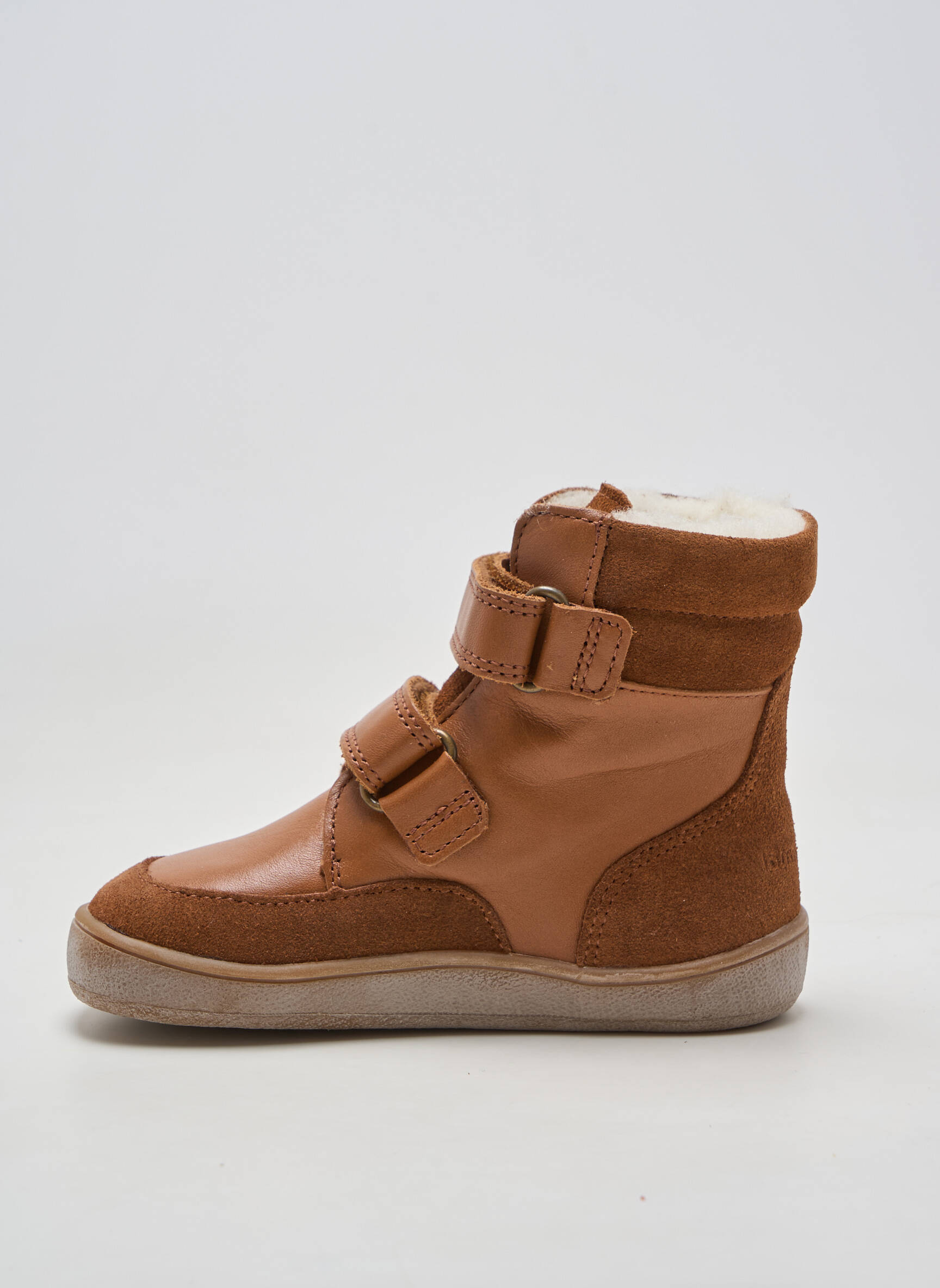 Bottines/boots nubuck bout rond marron BUNDGAARD garçon
