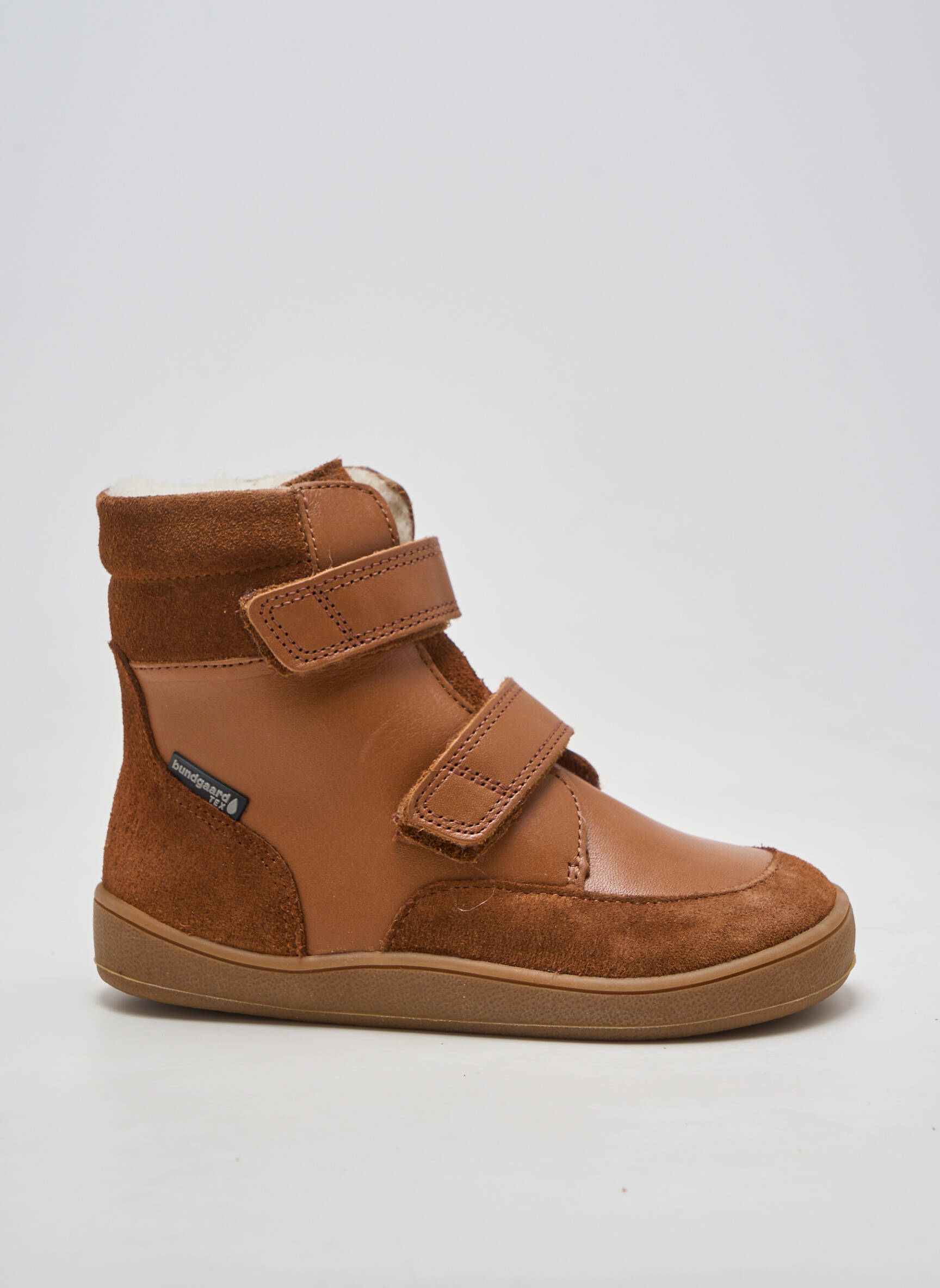 Bottines/boots nubuck bout rond marron BUNDGAARD garçon