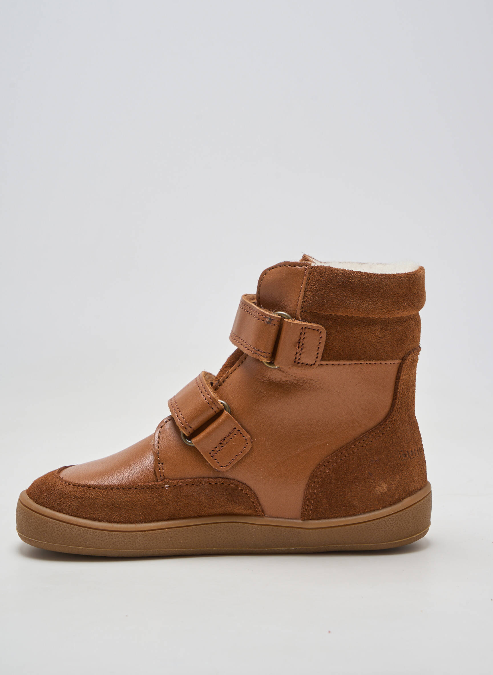 Bottines/boots nubuck bout rond marron BUNDGAARD garçon
