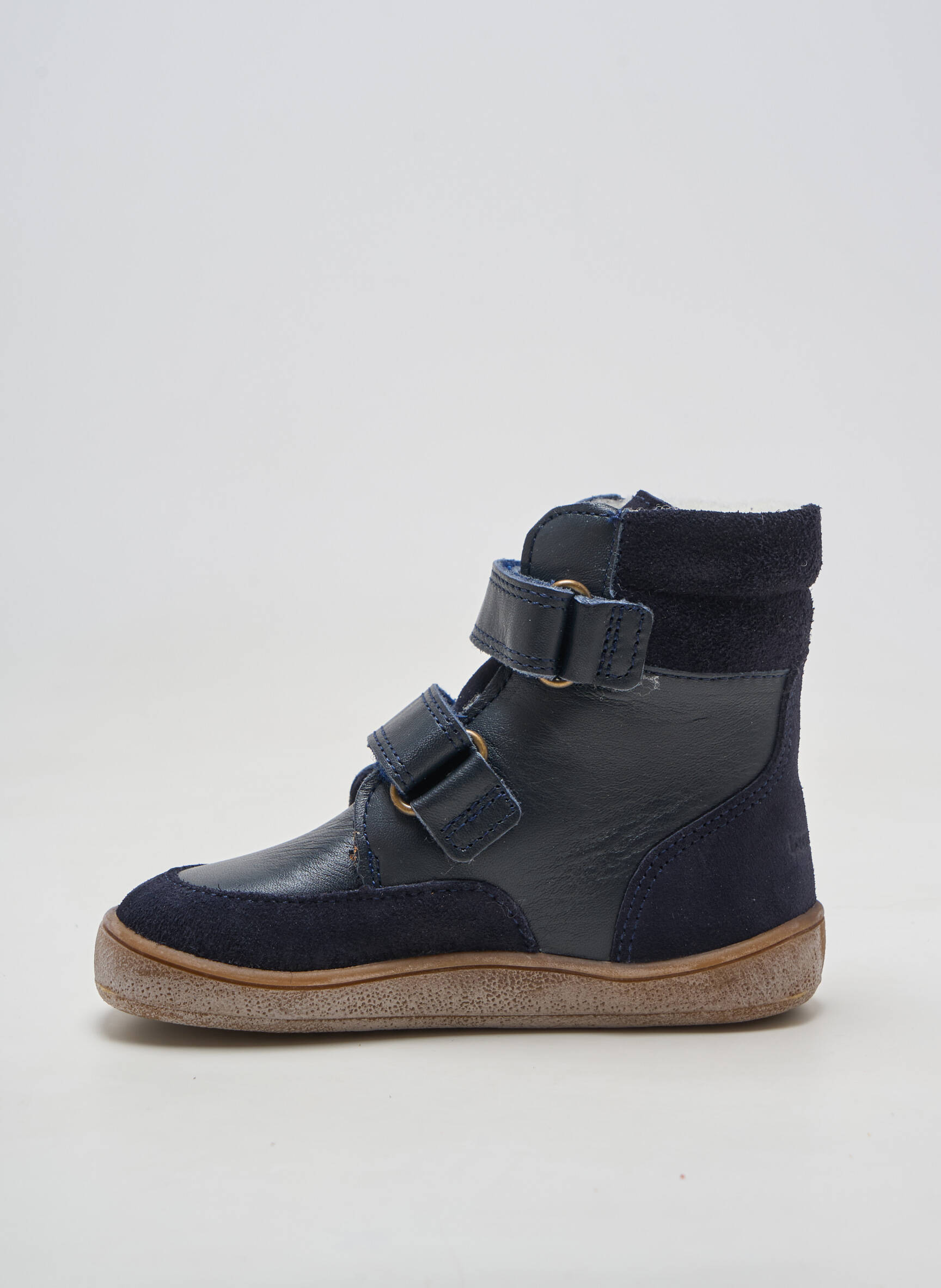 Bottines/boots nubuck bout rond bleu BUNDGAARD garçon