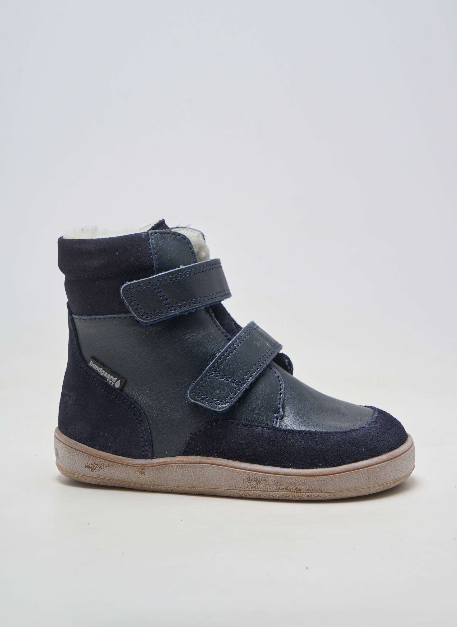 Bottines/boots nubuck bout rond bleu BUNDGAARD garçon
