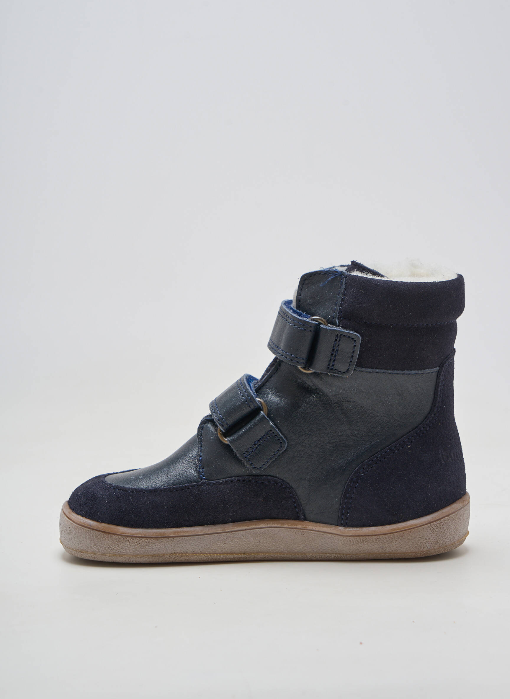 Bottines/boots nubuck bout rond bleu BUNDGAARD garçon