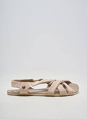 Sandales/nu pieds talon plat jusqu'à 3cm beige ZAPATO FEROZ femme