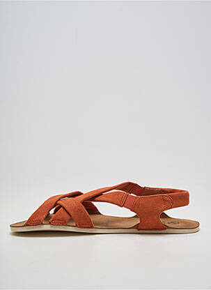 Sandales/nu pieds talon plat jusqu'à 3cm marron ZAPATO FEROZ femme