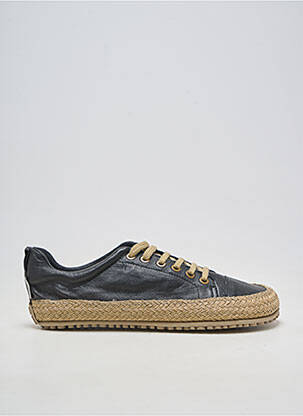 Baskets matière lisse talon plat jusqu'à 3cm noir ZAPATO FEROZ femme
