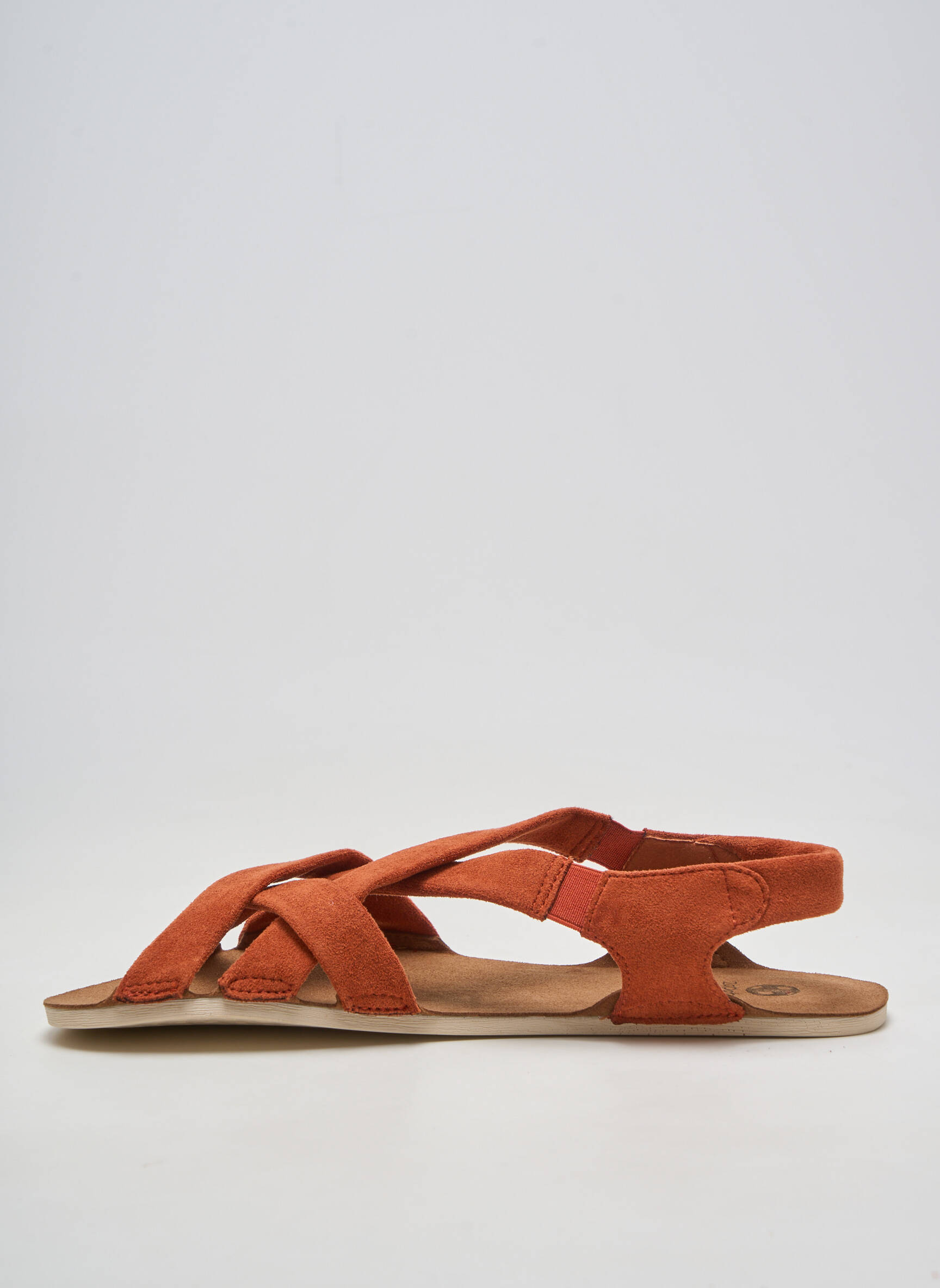 Sandales/nu pieds talon plat jusqu'à 3cm marron ZAPATO FEROZ femme
