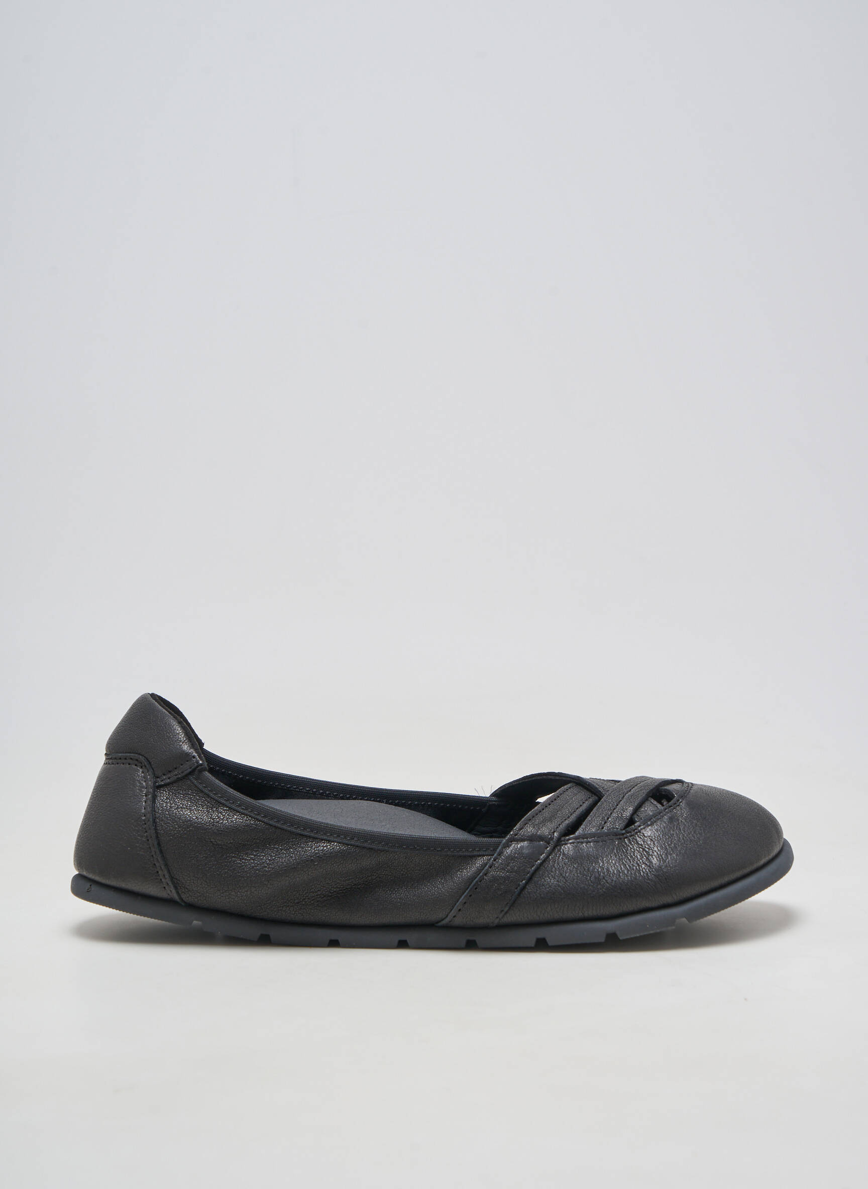 Ballerines matière lisse talon plat jusqu'à 3cm noir ZAPATO FEROZ femme