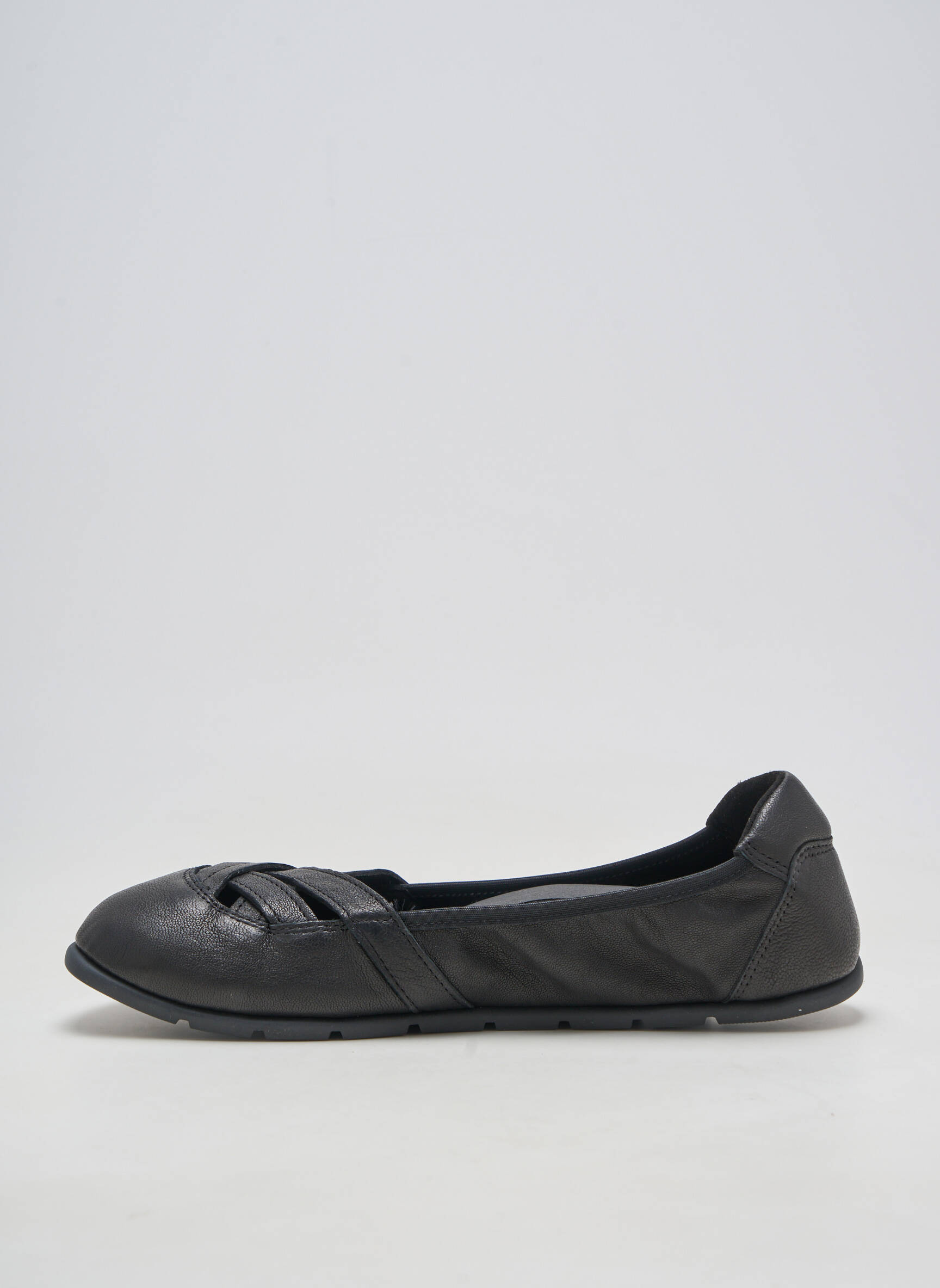 Ballerines matière lisse talon plat jusqu'à 3cm noir ZAPATO FEROZ femme