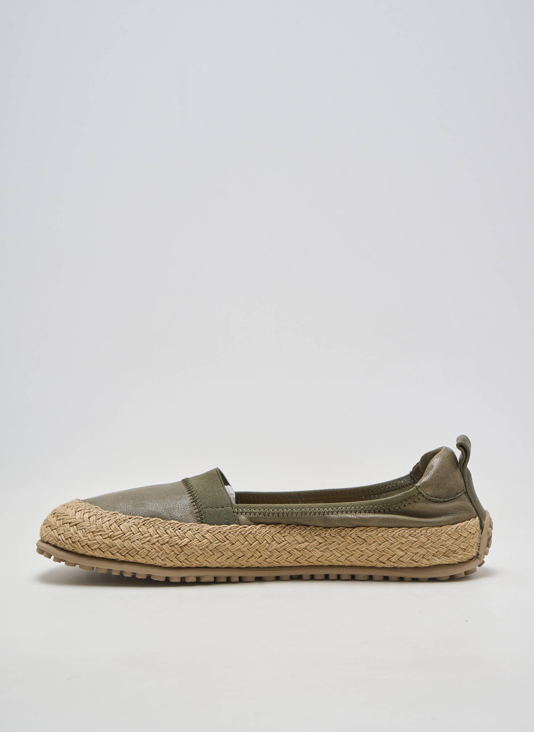 Ballerines matière lisse talon plat jusqu'à 3cm vert ZAPATO FEROZ femme