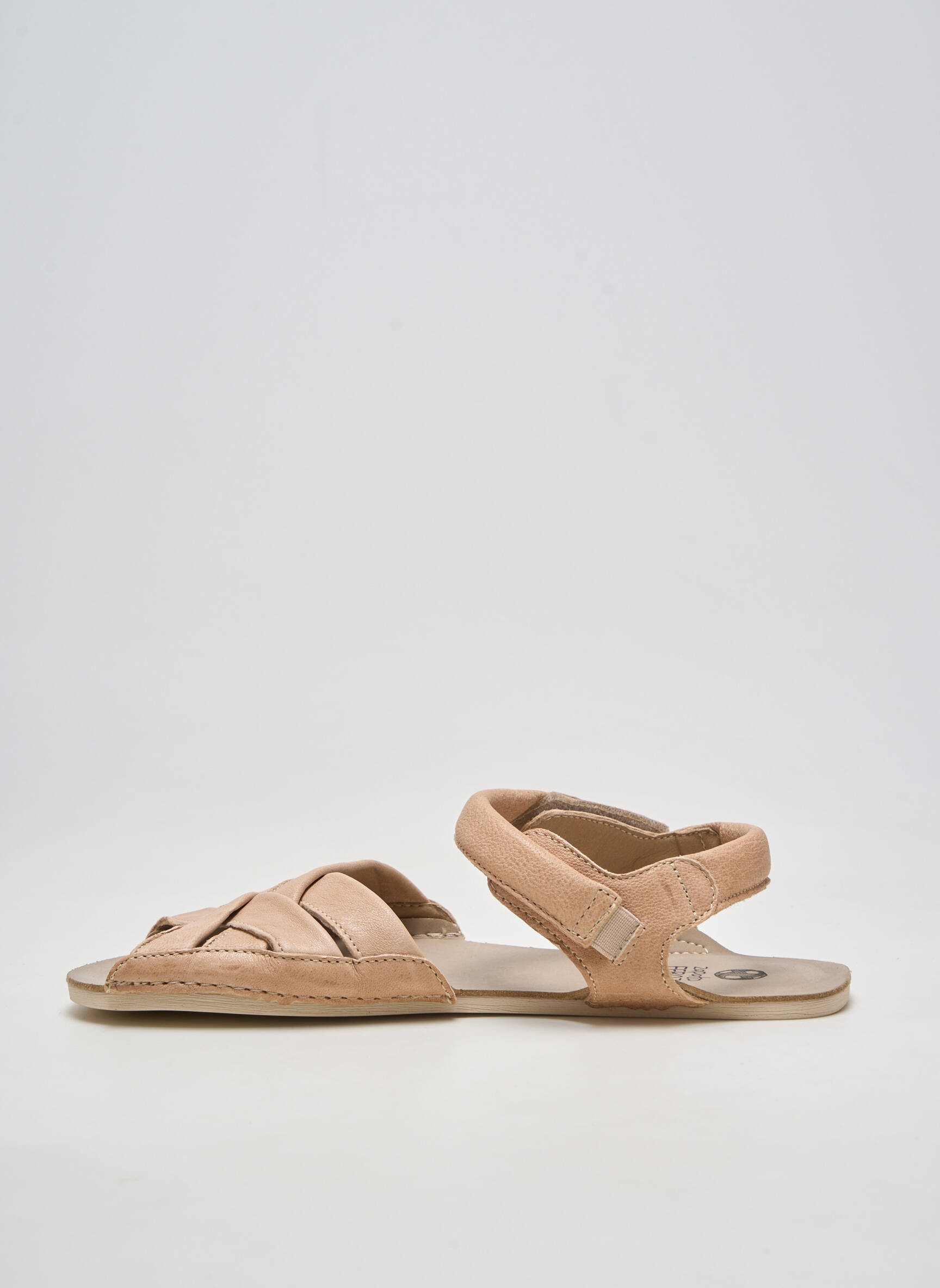 Sandales/nu pieds matière lisse talon plat jusqu'à 3cm rose ZAPATO FEROZ femme