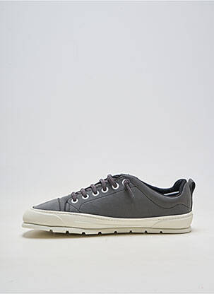 Baskets matière lisse bout rond gris ZAPATO FEROZ homme