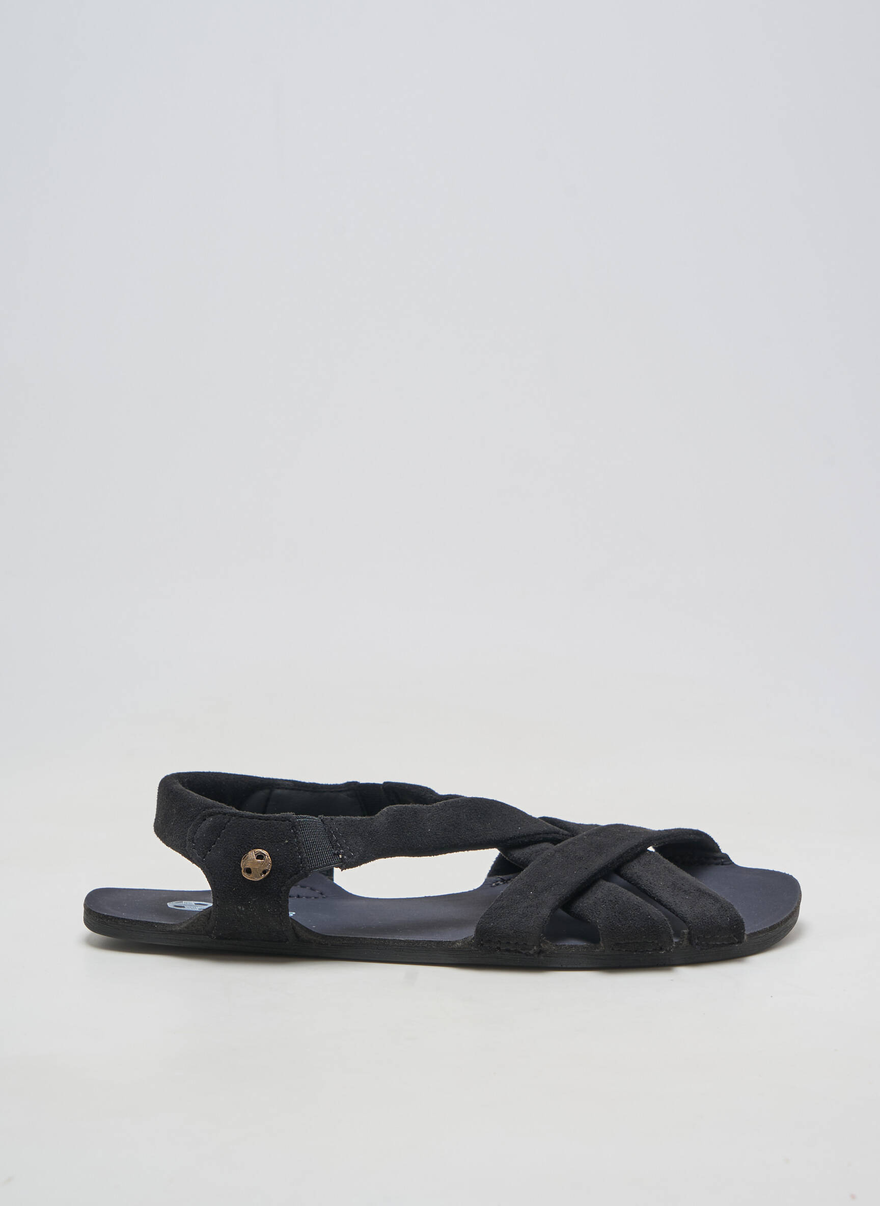 Sandales/nu pieds talon plat jusqu'à 3cm noir ZAPATO FEROZ femme