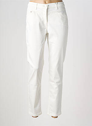 Pantalon slim stretch taille normale blanc BETTY BARCLAY femme
