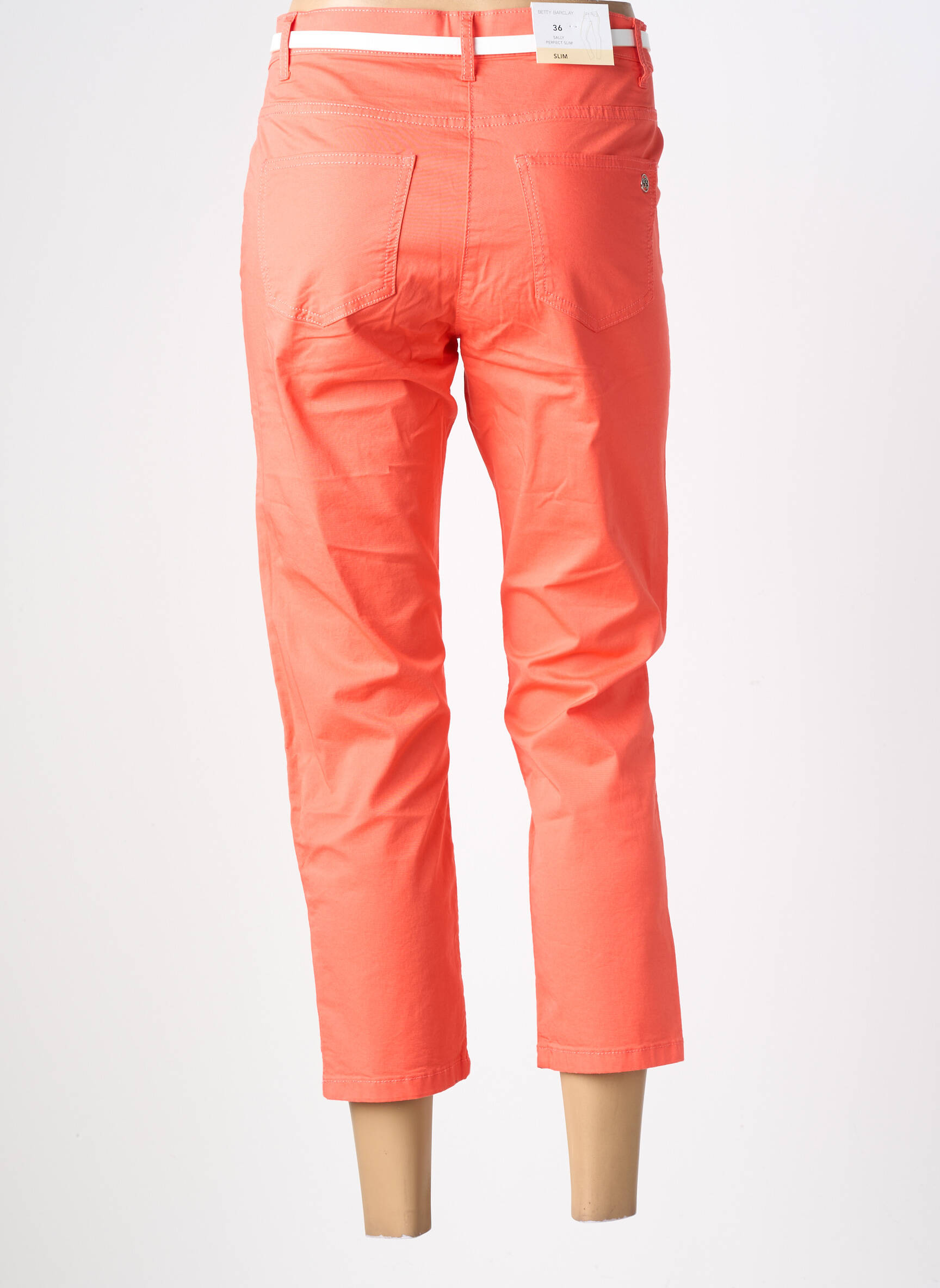 Pantacourt taille normale taille normale orange BETTY BARCLAY femme
