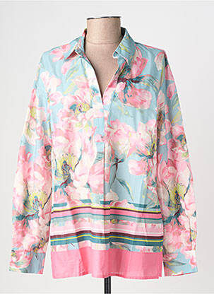 Blouse imprimé fleurs manches longues rose BETTY BARCLAY femme
