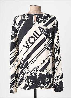 Blouse imprimé fantaisie manches longues noir BETTY BARCLAY femme