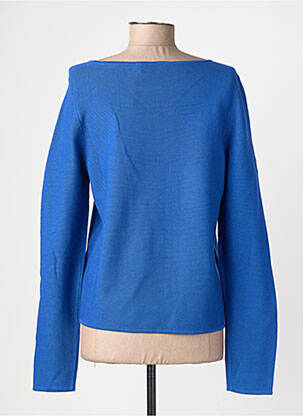 Pull coupe droite manches longues bleu BETTY BARCLAY femme