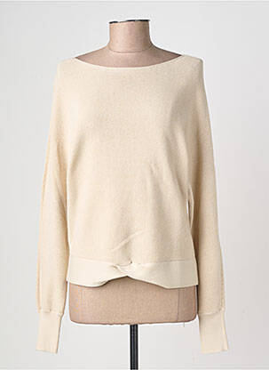 Pull col bateau manches longues beige BETTY BARCLAY femme