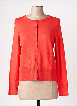 Gilet manches longues col rond rouge BETTY BARCLAY femme