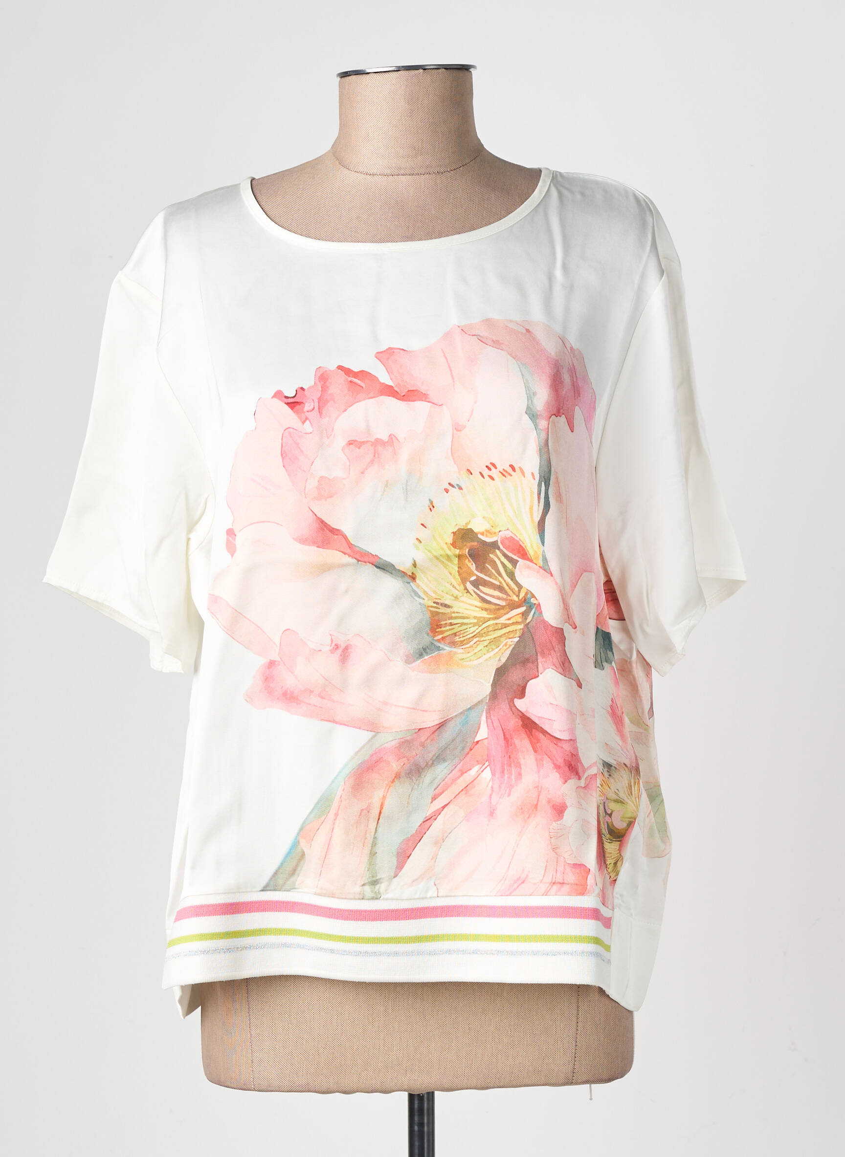 Blouse manches courtes manches courtes beige BETTY BARCLAY femme