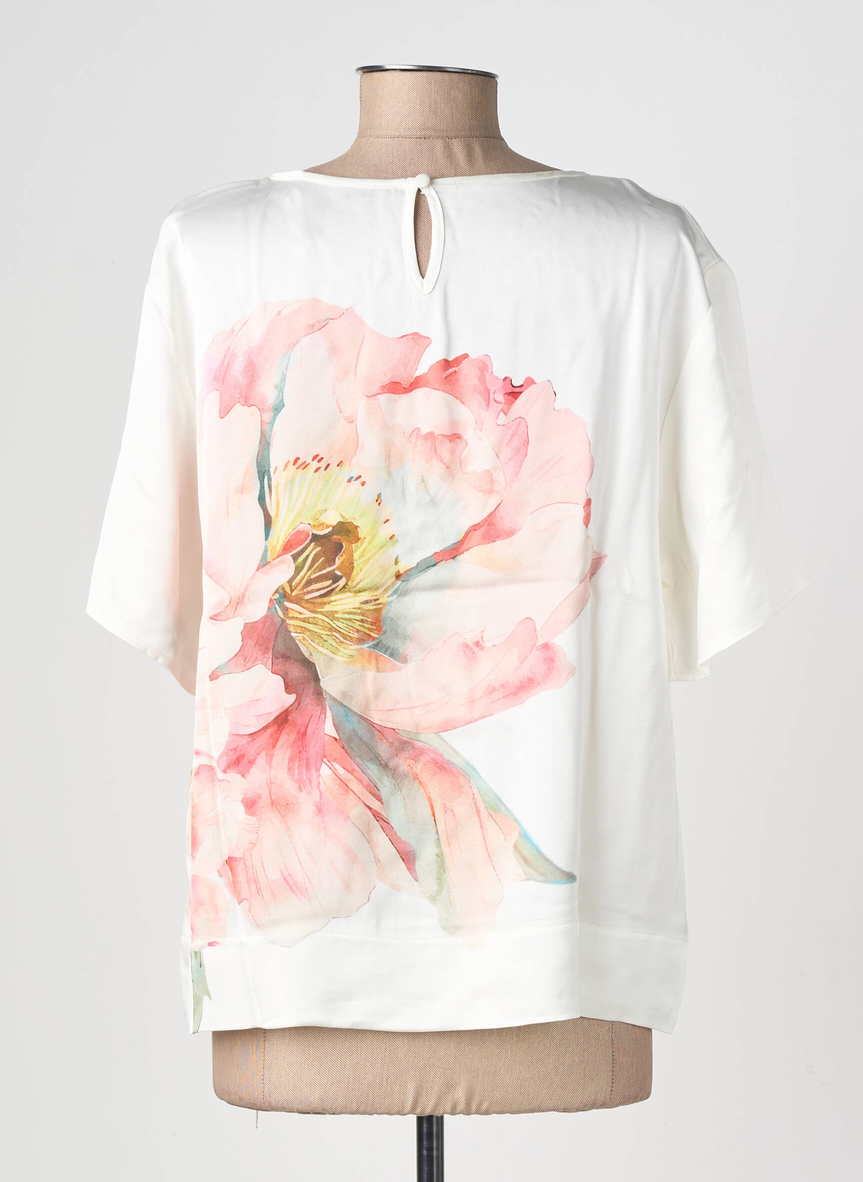 Blouse manches courtes manches courtes beige BETTY BARCLAY femme