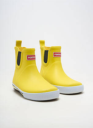 Bottines/boots matière lisse bout rond jaune REIMA enfant