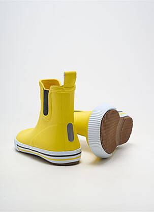 Bottines/boots matière lisse bout rond jaune REIMA enfant