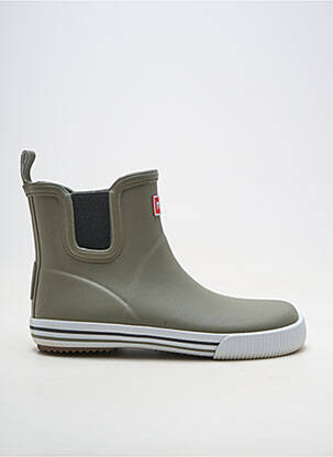 Bottines/boots matière lisse bout rond vert REIMA enfant