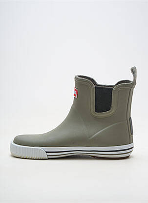 Bottines/boots matière lisse bout rond vert REIMA enfant