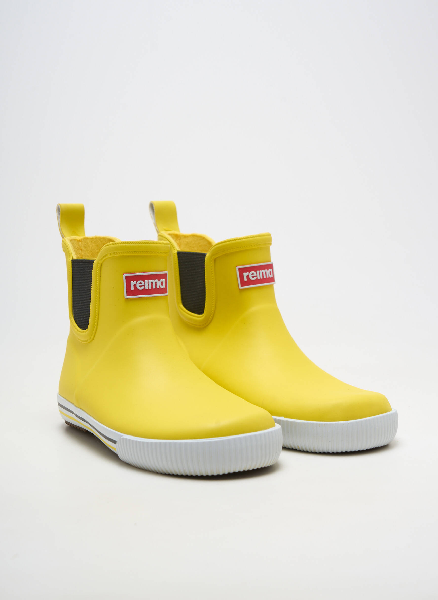 Bottines/boots matière lisse bout rond jaune REIMA enfant