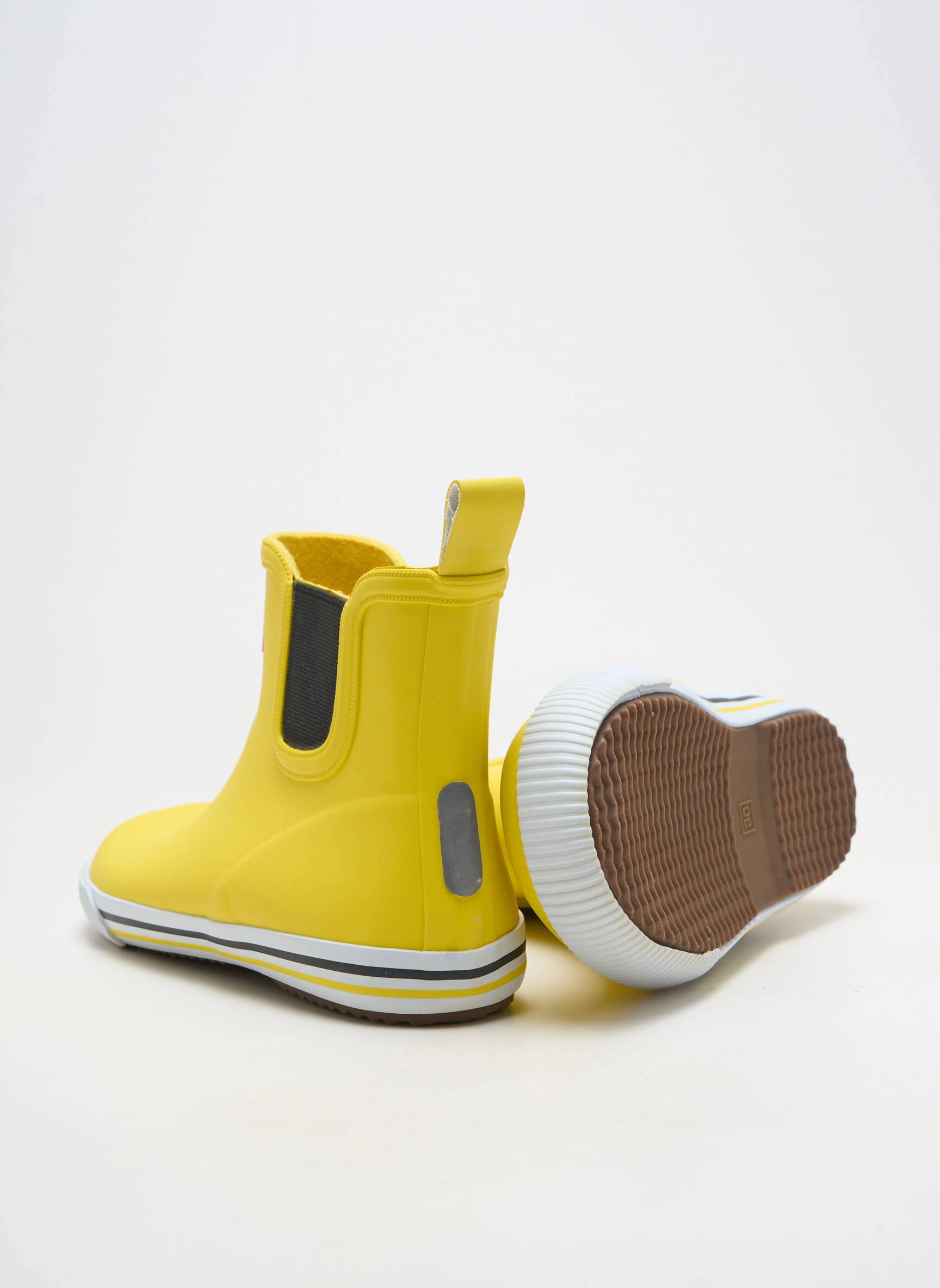 Bottines/boots matière lisse bout rond jaune REIMA enfant