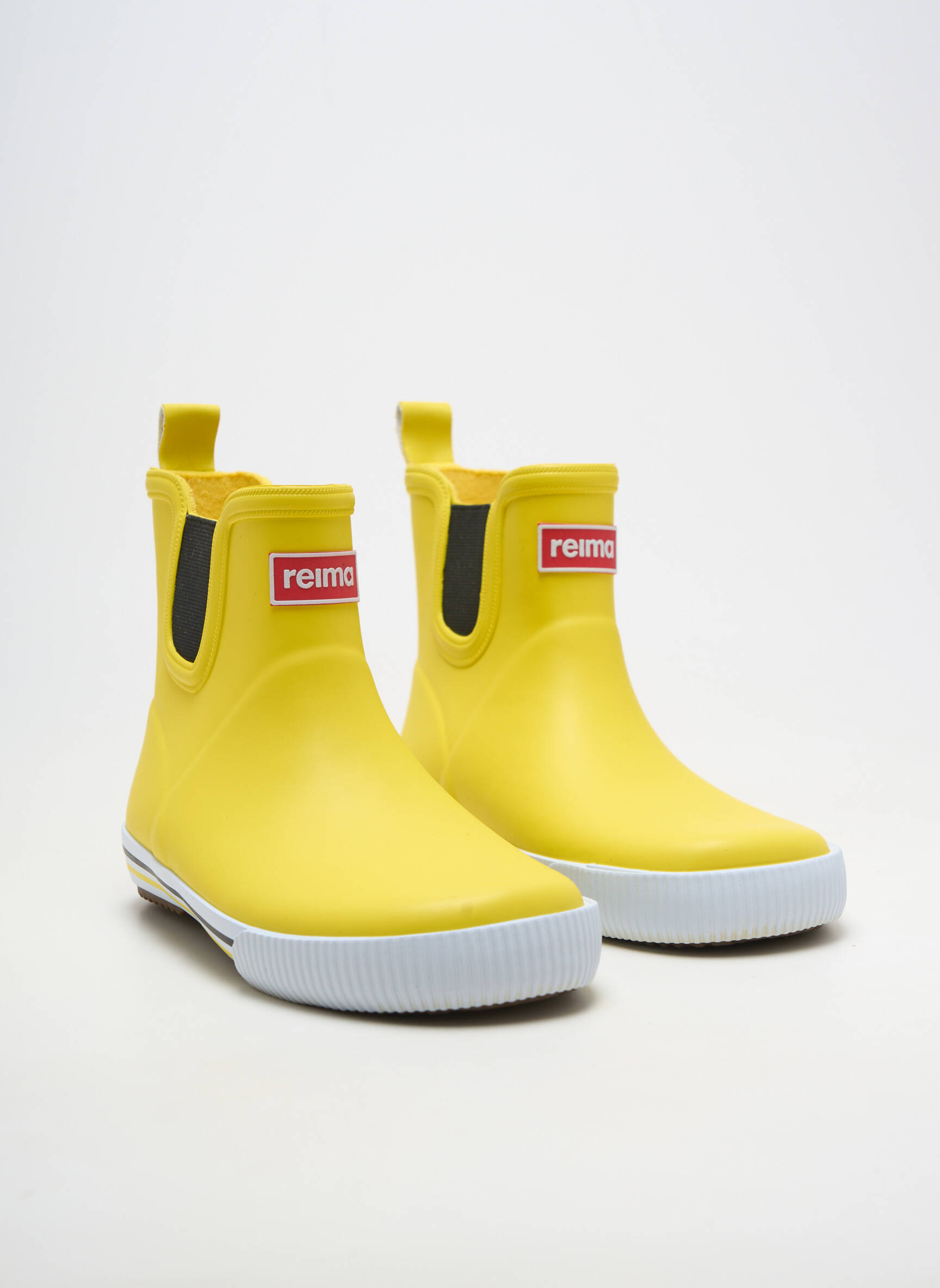 Bottines/boots matière lisse bout rond jaune REIMA enfant