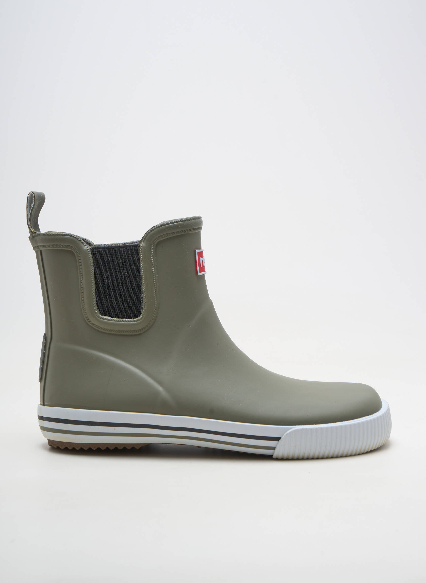 Bottines/boots matière lisse bout rond vert REIMA enfant