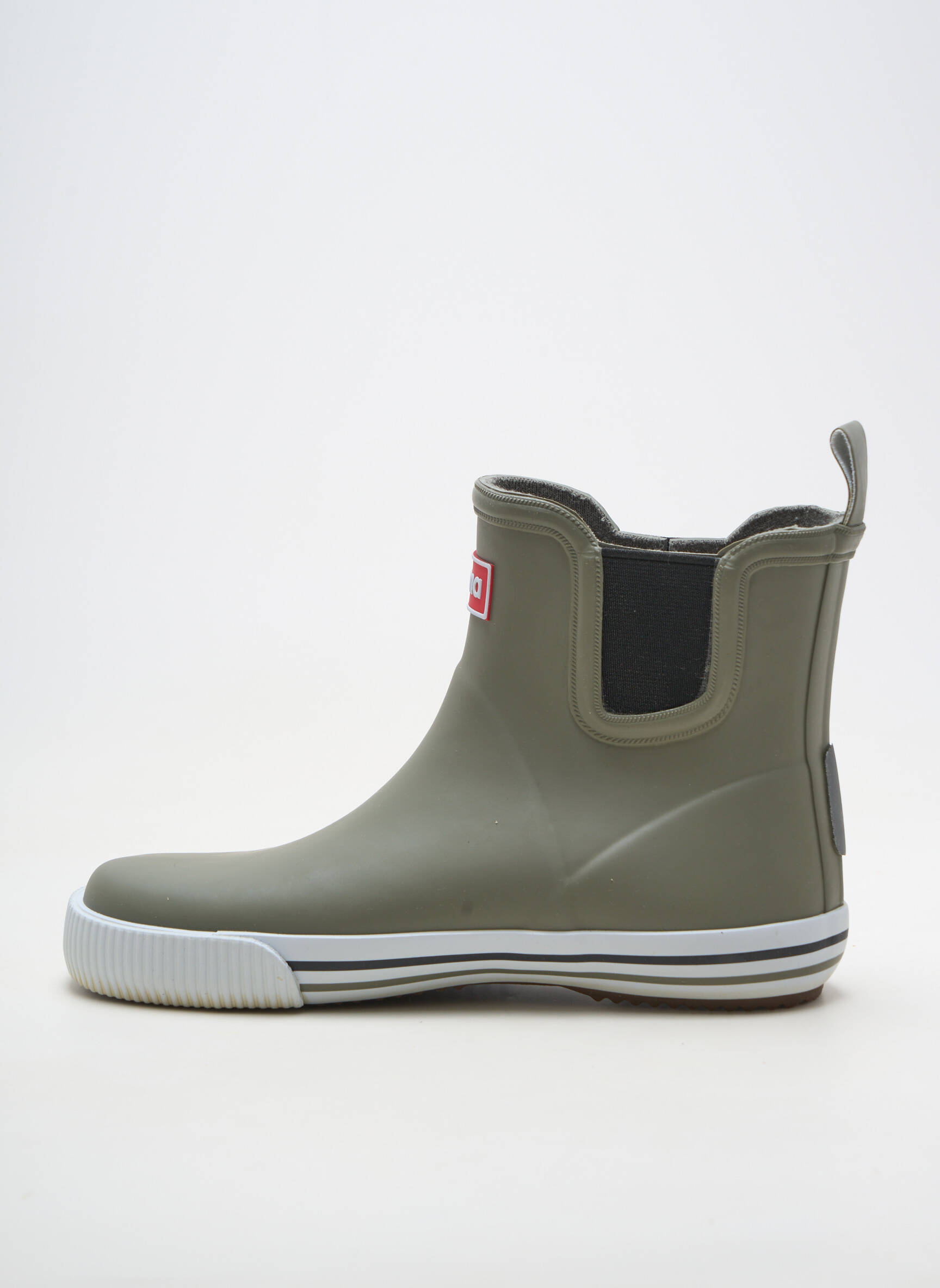 Bottines/boots matière lisse bout rond vert REIMA enfant