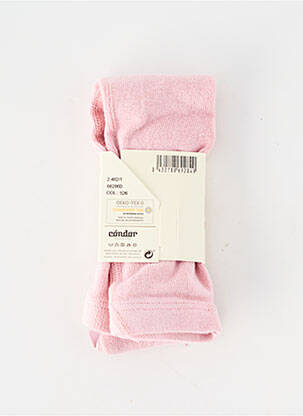 Collants stretch rose CONDOR fille