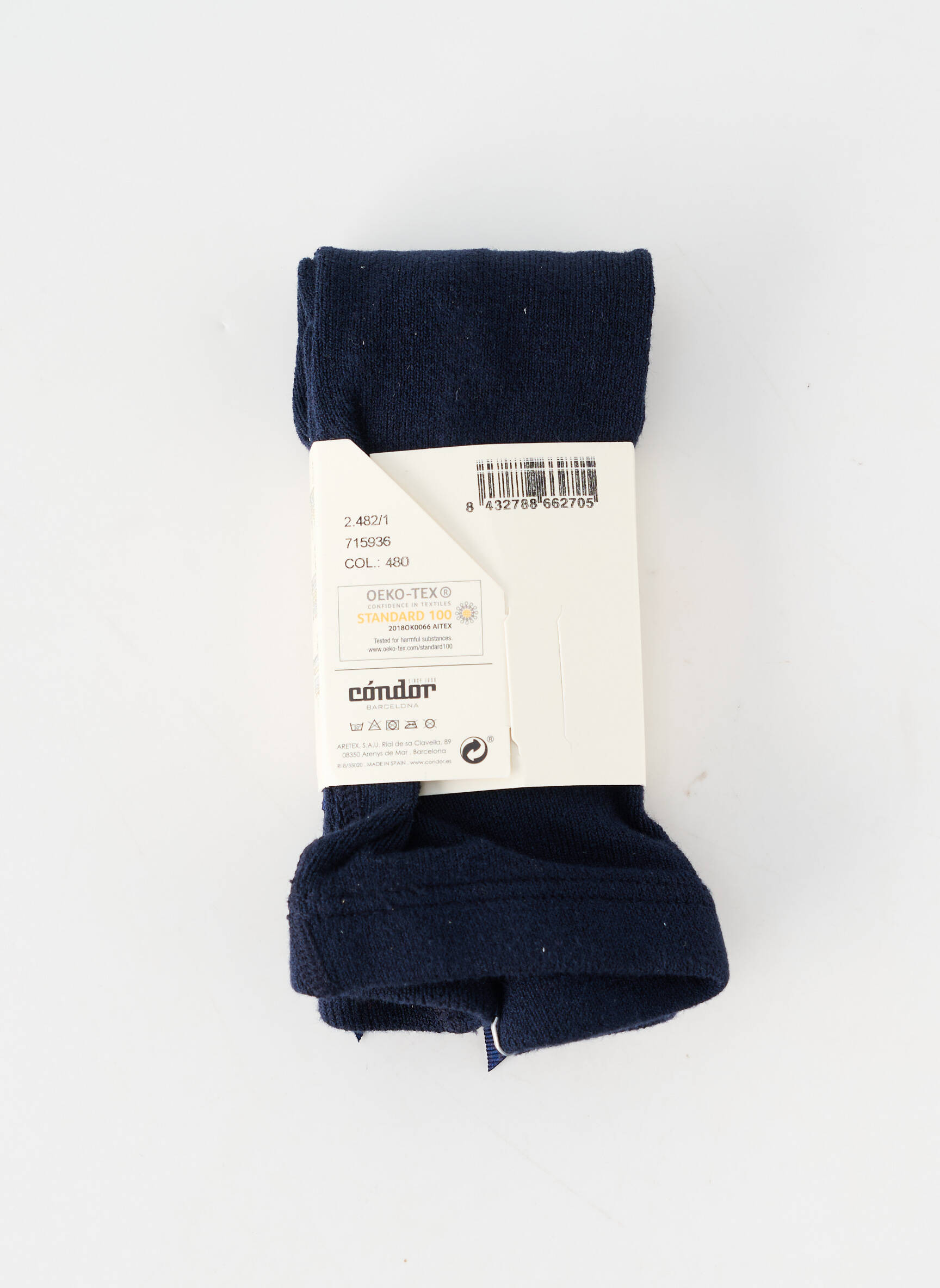 Collants stretch bleu CONDOR fille