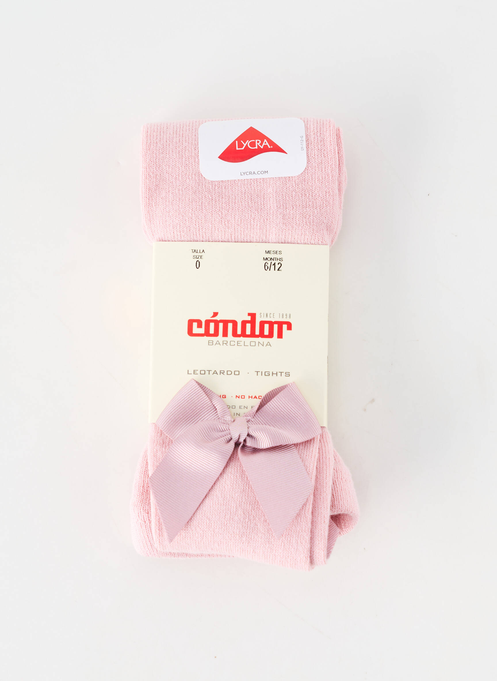 Collants stretch rose CONDOR fille
