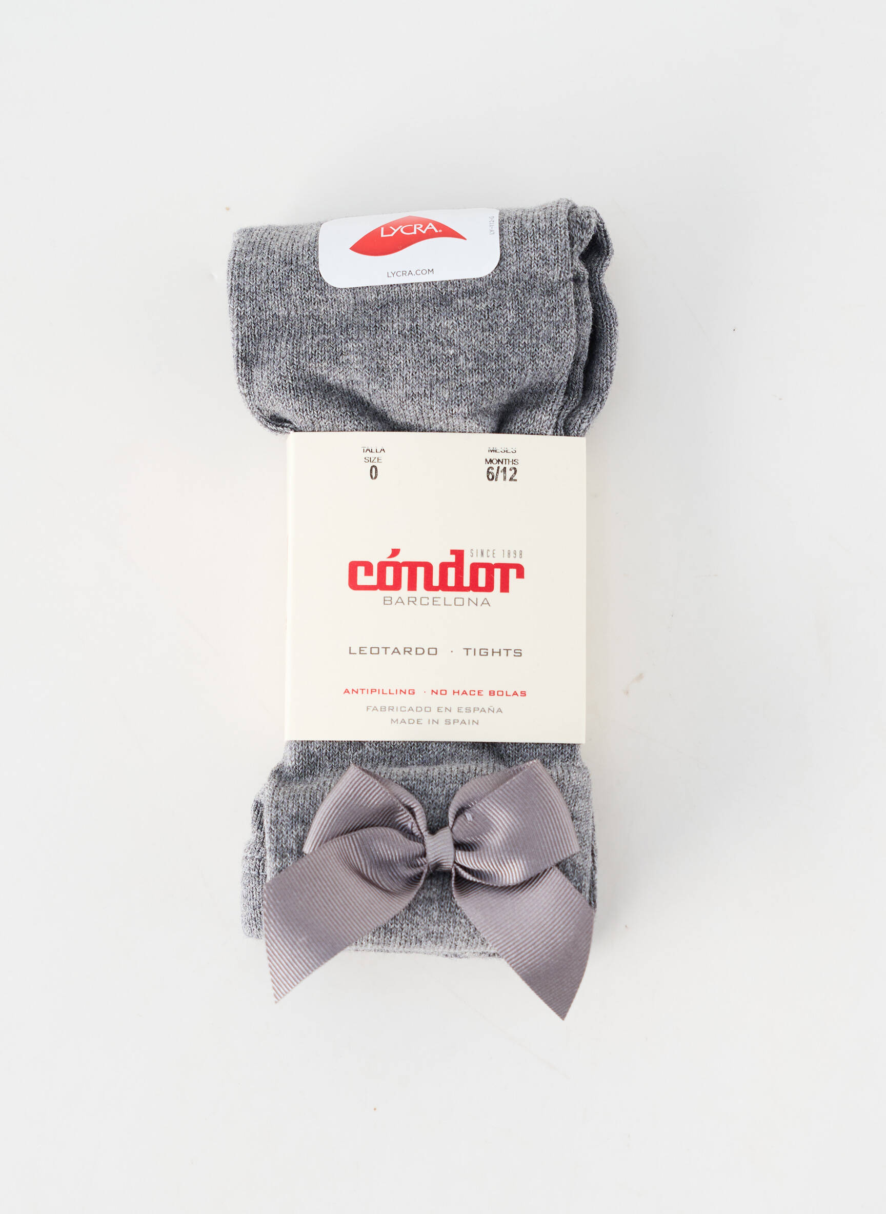 Collants stretch gris CONDOR fille