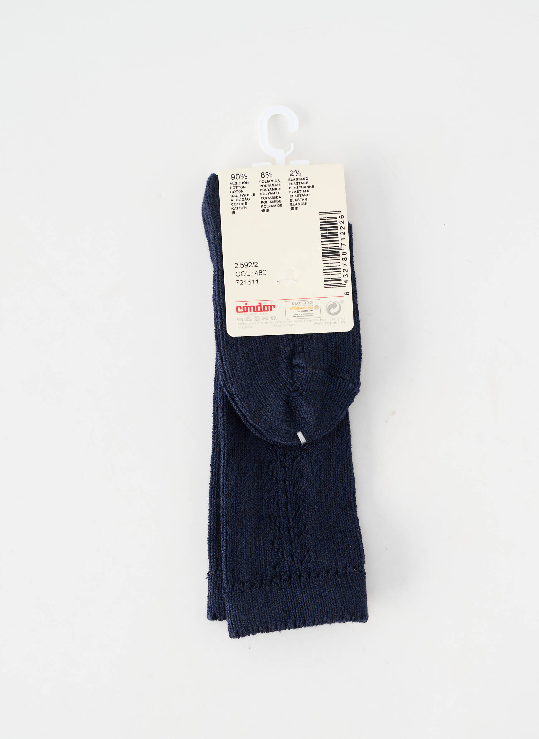 Chaussettes stretch bleu CONDOR enfant