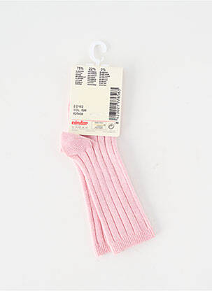 Chaussettes maille fine rose CONDOR fille
